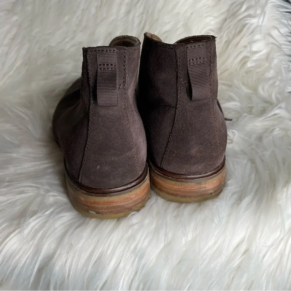 Men’s CLARKS Clarkdale Base Brown‎ Suede Chukka Desert Boots 12M